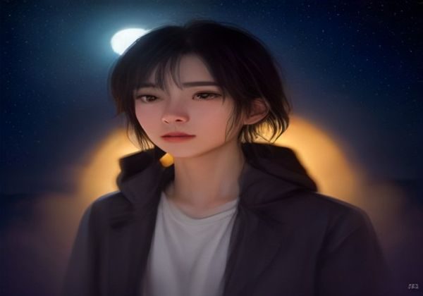一位用户在深夜台灯下皱眉查看手机弹窗广告，画面暗色调传递警惕与谨慎氛围